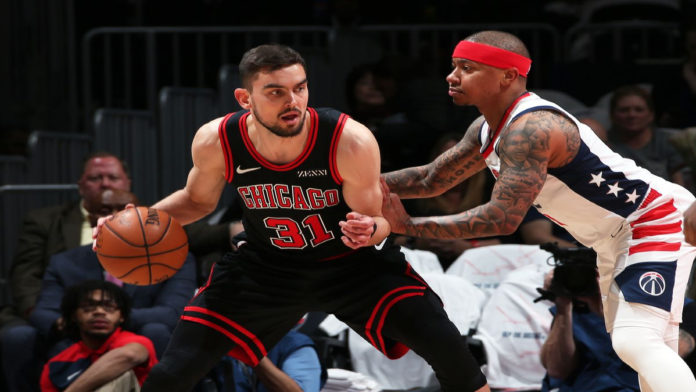 bulls_wizards_12 Wizards Lose, 0-5 On The Season. (Washington D.C.). The Wizards hoped to avoid an 0-5 start to the season. They lost to the Bulls Tuesday night as Chicago registered their first win of the season.