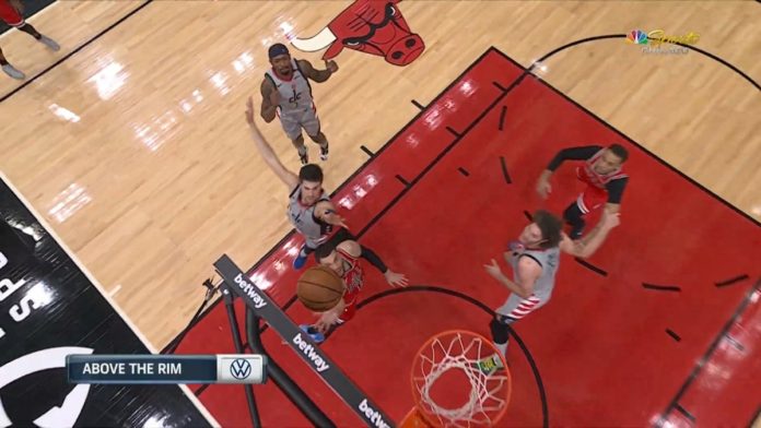 wizards at bulls LaVine scores 35, but Bulls lose to Wizards 105-101