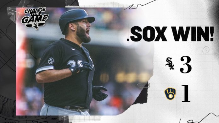 E7MG7nsWEAQ7RMi The White Sox avoid the series sweep against Brewers