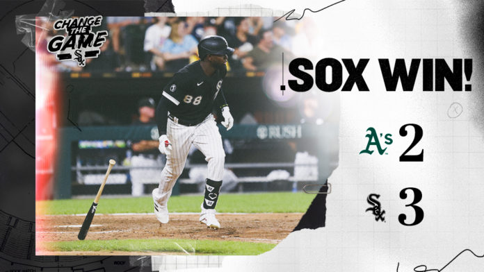 E9H-JYnWEAA_z_b The White Sox narrowly take 3rd game of series against the A's
