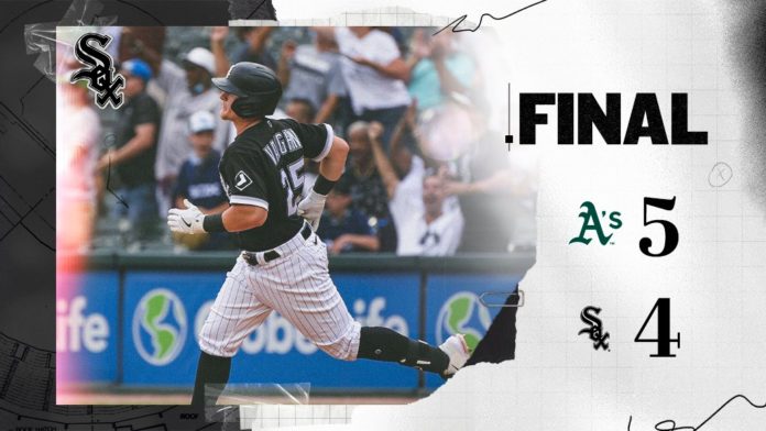 E9LtjtxWEAYRCHC The Athletics avoided the series sweep against the White Sox