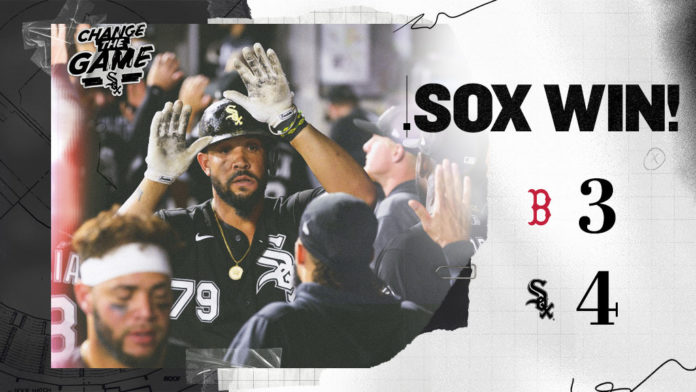 E--hi4NXoAAAOZD White Sox take first game of homestand over Red Sox