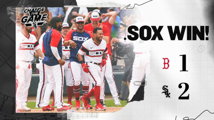 White Sox take last game of homestand with walk off homer White Sox take last game of homestand with walk off homer