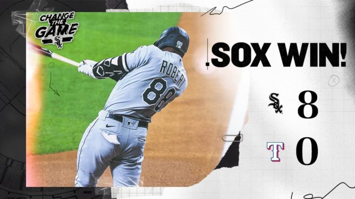 E_idj2JXsAA0G5T White Sox slaughter Rangers in first game in Texas