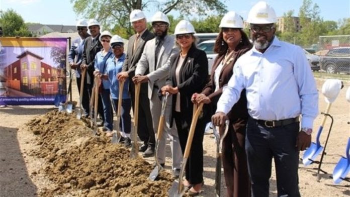 Town Center Pointe Apartments under construction in Richton Park