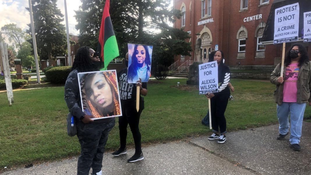 Alexis Wilson protesters appear in court