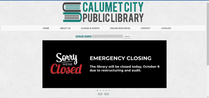 CCPL Calumet City Library slated to reopen late in October