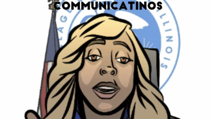 Tiffany the Tyrant Educates the Board on How to Spell 'Communicatinos' 
