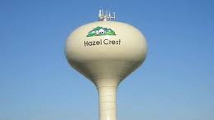 hazel_crest_water_tower Hazel Crest to Borrow $30 million to Replace Water Service Lines