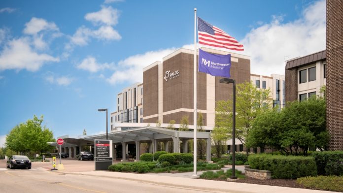 Northwestern Medicine Palos Hospital exterior. 2022 Northwestern Medicine Palos Hospital Celebrates 50 Years
