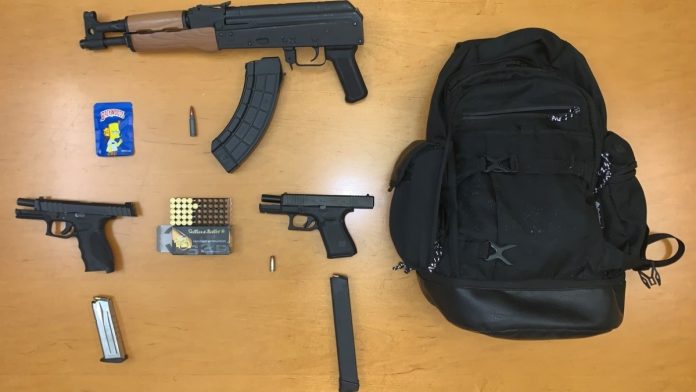 Suspicious Vehicle Leads to Multiple Gun Arrests