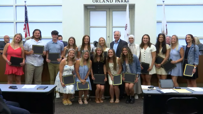 orlandpark6 Orland Park Lifeguards Receive Citizen Lifesaving Award