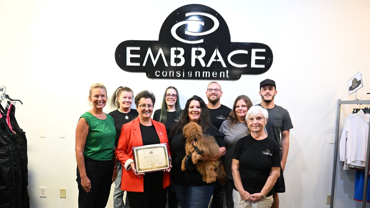 Rep. Haas Recognizes Embrace Consignment for October Local Business Spotlight