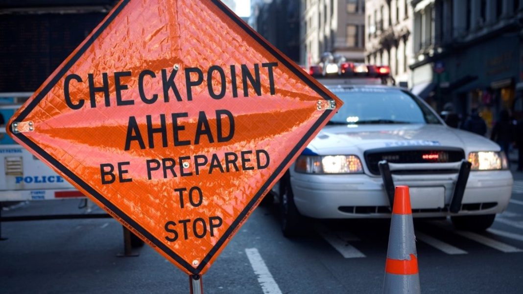 Sheriff’s Police Conducting Traffic Safety Checkpoint in Leyden Township