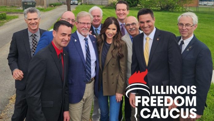 IL Freedom Caucus Joins Homeland Security Secretary Kristi Noem On Failed Sanctuary State Policies and Immigration
