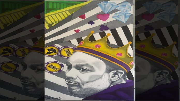 “The BooRay! King” Becomes the Face of Artist Tony Barone’s Portrait Series