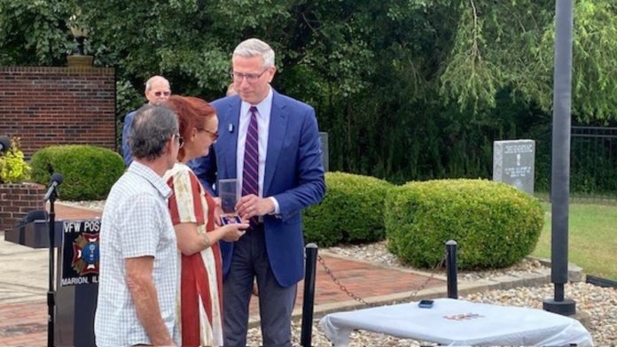 Treasurer Frerichs Returns Lost Purple Heart, Bronze Star to Family of Late Chicago Soldier
