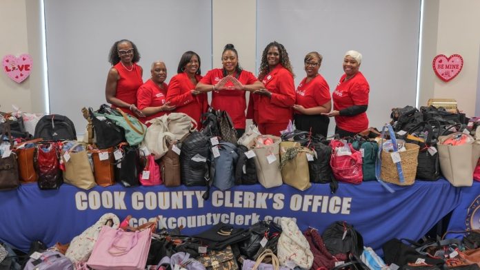 Clerk Monica Gordon Collects More Than 250 “Love Purses” for Domestic Violence Survivors