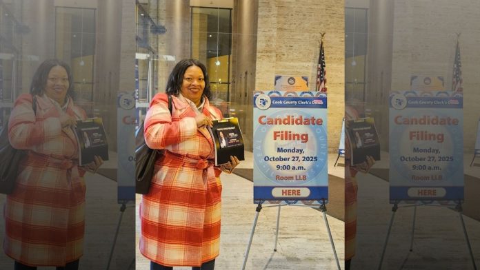 Dolton Trustee Kiana Belcher Files Petitions for Cook County Commissioner Race
