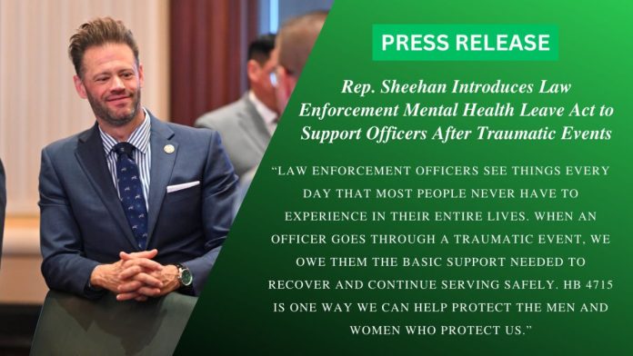 Sheehan Proposes Mental Health Leave Bill for Law Enforcement Officers