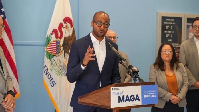 Illinois Democrats Launch ‘Cost of MAGA’ Tour in Bloomington, Focus on Federal SNAP Changes